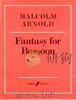 fantasy for bassoon   1966  PDF电子版封面  0571500284   