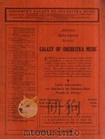 schirmer‘s galaxy of orchestra music（1924 PDF版）