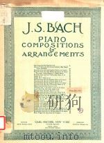 J.S.BACH PIANO     PDF电子版封面    Arranged MENTS 