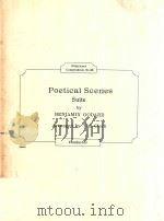 POETICAL SCENES SUITE   1918  PDF电子版封面     