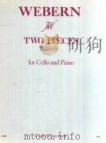 TWO PIECES 1899 FOR CELLO AND PIANO   9  PDF电子版封面     