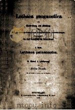 Lethaea geognostica oder Beschreibung und Abbildung der fur die Gebirgs-Formationen bezeichnendsten（1897 PDF版）