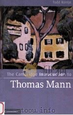 the cambridge introduction to thomas mann     PDF电子版封面     