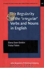 the regularity of the ‘irregular‘verbs and nouns in english     PDF电子版封面     