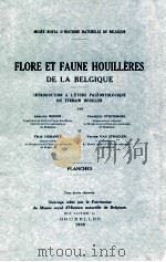 flore et faune houilleres de la belgique planches 1-144，l map & one copy of explanation   1938  PDF电子版封面     