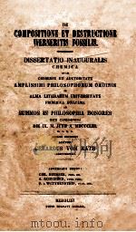 de composition et destruction werneritis fossilis   1914  PDF电子版封面    rath G.V. 