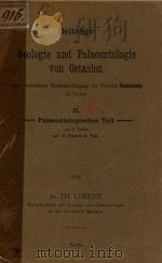 BEITRAGE ZUR GEOLOGIE UND PALAEONTOLOGIE VON OSTASIEN（1906 PDF版）