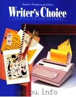 WRITER‘S CHOICE  COMPOSITION AND GRAMMAR   1993  PDF电子版封面  0026352028   