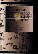CONCISE ENCYCLOPEDIA OFGRAMMATICAL CATEGORIES   1999  PDF电子版封面  008043164X  KEITH BROWN AND JIM MILLER 