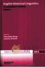 english historical linguisticsan international handbook  volume 2   PDF电子版封面     