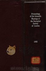 proceeding of the scientific meeting of the zoological society of London   1882  PDF电子版封面     