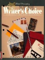 WRITER‘S CHOICE  COMPOSITION AND GRAMMAR   1993  PDF电子版封面  0026357038   