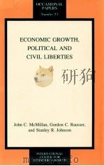 ECONOMIC GROWTH，POLITICAL AND CIVIL LIBERTIES   1994  PDF电子版封面  1558153551  JOHN C.MCMILLAN，GORDON C.RAUSS 