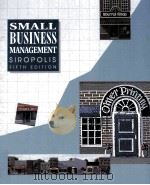 SMALL BUSINESS MANAGEMENT  A GUIDE TO ENTREPRENEURSHIP  FIFTH EDITION   1994  PDF电子版封面  0395472075  NICHOLAS SIROPOLIS 