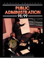 PUBLIC ADMINISTRATION 98/99  FIFTH EDITION   1998  PDF电子版封面  069739302X   