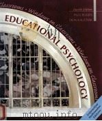 EDUCATIONAL PSYCHOLOGY  WINDOWS ON CLASSROOMS  FOURTH EDITION   1999  PDF电子版封面  0130800910   
