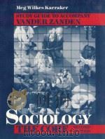 STUDY GUIDE TO ACCOMPANY VANDER ZANDEN SOCIOLOGY THE CORE SECOND EDITION（1990 PDF版）
