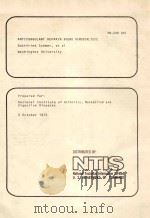 DISTRIBUTED BY:NTIS   1975  PDF电子版封面     