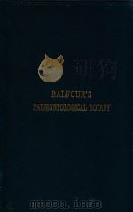 Introduction to the study of palaeontological botany   1872  PDF电子版封面    J.H. Balfour. 