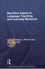 narrative inquiry in language teaching and learning research     PDF电子版封面     
