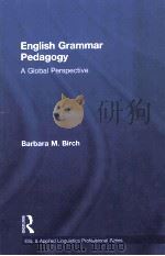 english grammar pedagogya global perspective     PDF电子版封面     