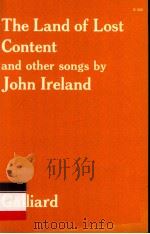 THE LAND OF LOST CONTENT AND OTHER SONGS（1976 PDF版）