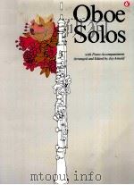 OBOE SOLOS WITH PIANO ACCOMPANIMENT   1958  PDF电子版封面  0825620996  JAY ARNOLD 