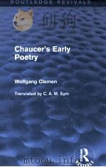 chaucer's early poetry     PDF电子版封面     
