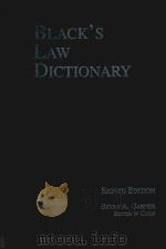 BLACK'S LAW DICTIONARY EIGHTH EDITION（ PDF版）