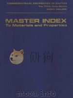 MASTER INDEX TO MASTERIALS AND PROPERTIES（1979 PDF版）