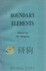 Boundary elements   1986  PDF电子版封面  0080343570  cedited by Du Qinghua. 