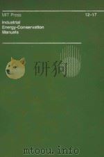 MIT PRESS INDUSTRIAL ENERGY-CONSERVATION MANUALS 12-7（1982 PDF版）