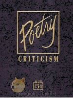 poetry criticism  volume 154     PDF电子版封面     