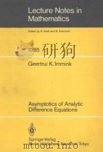 LECTURE NOTES IN MATHEMATICS 1085: GEERTRUI K.IMMINK（1984 PDF版）