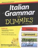 italian grammar for dummies  a wiley brand     PDF电子版封面     