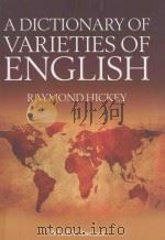 a dictionary of varieties of english     PDF电子版封面     