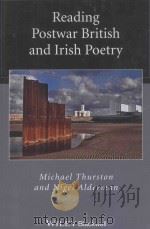 reading postwar british and irish poetry     PDF电子版封面     