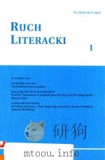 RUCH LITERACKI 1     PDF电子版封面     