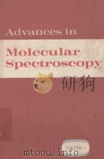 ADVANCED IN MOLECULAR SPECTROSCOPY VOUME 2   1962  PDF电子版封面    A.MANGINI 
