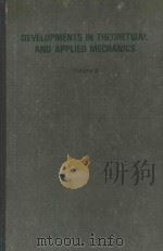 DEVELOPMENTS IN THEORETICAL AND APPLIED MECHANICS VOLUME 8     PDF电子版封面     
