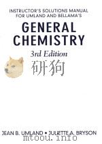 INSTRUCTOR'S SOLUTIONS MANUAL FOR UMLAND AND BELLAMA'S GENERAL CHEMISTRY THIRD EDITION   1999  PDF电子版封面  0534361013  JEAN B.UMLAND JULIETTE A.BRYSO 