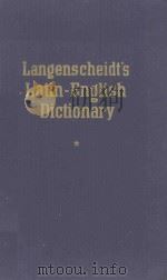 Langenscheidt's Latin English dictionary   1955  PDF电子版封面    S.A. Handford. 