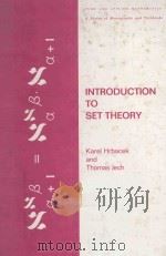 INTRODUCTION TO SET THEORY     PDF电子版封面    