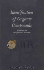 IDENTIFUCATION OF ORGANIC COMPOUNDS（ PDF版）