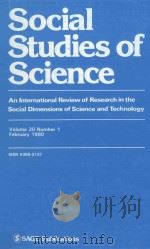 SOCIAL STUDIES OF SCIENCE:AN INTERNATIONAL REVIEW OF RESEARCH IN THE SOCIAL DIMENSIONS OF SCIENCE AN     PDF电子版封面    DAVID EDGE，ROY MACLEOD 