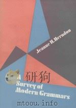 A SURVEY OF MODERN GRAMMARS     PDF电子版封面    JEANNE H.HERNDON，HARUMI TANAKA 