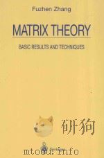 MATRIX THEORY BASIC RESULTS AND TECHNIQUES（1999 PDF版）