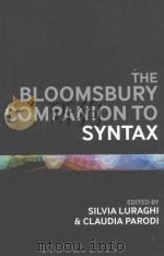 the bloomsbury companion to syntax   PDF电子版封面     