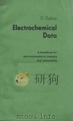 ELECTROCHEMICAL DATA   1975  PDF电子版封面    D.DOBOS 