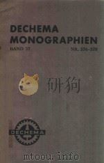DECHEMA MONOGRAPHIEN BAND 37 NR.576-578   1960  PDF电子版封面     